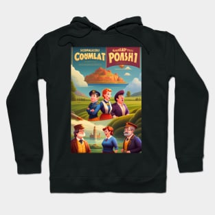 "Scopalicoli Coumlat: The Zany Adventures of Whimsical Characters" Hoodie